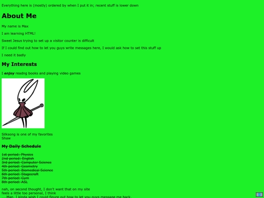 index screenshot