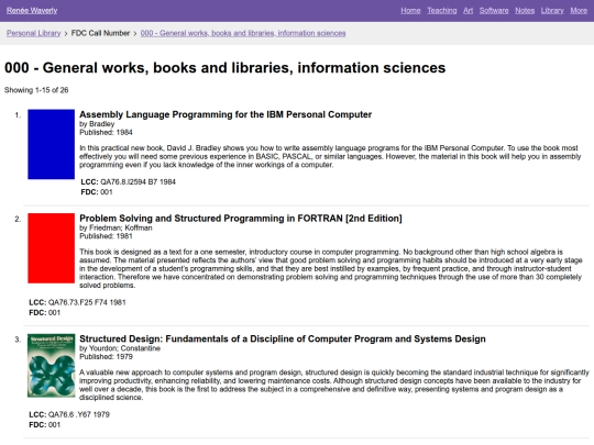tiny-apps/opac/browse/fdc/000 screenshot