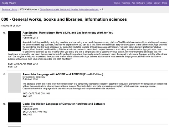 tiny-apps/opac/browse/fdc/000/2 screenshot