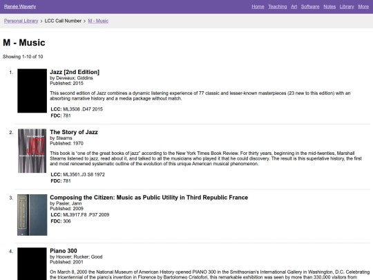 tiny-apps/opac/browse/lcc/m screenshot