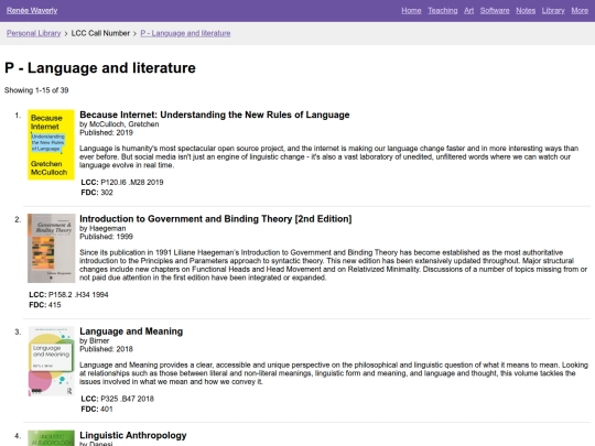 tiny-apps/opac/browse/lcc/p screenshot
