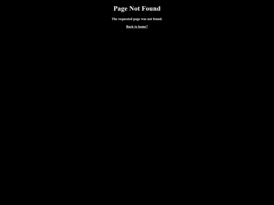 not_found screenshot