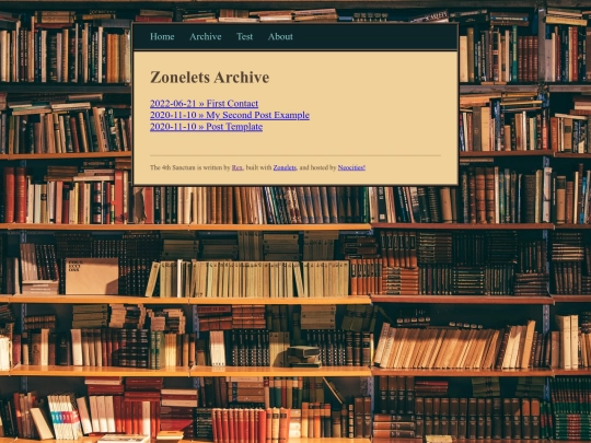 archive screenshot