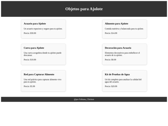 ajolote screenshot