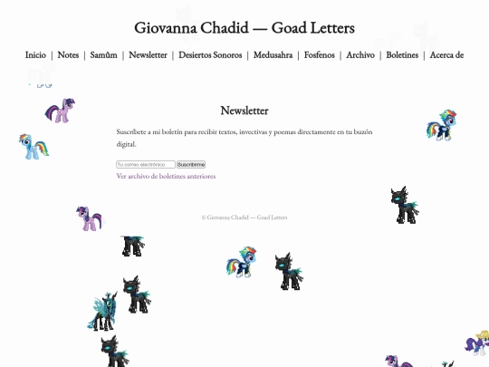 newsletter screenshot