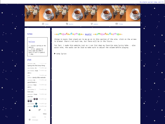 music screenshot