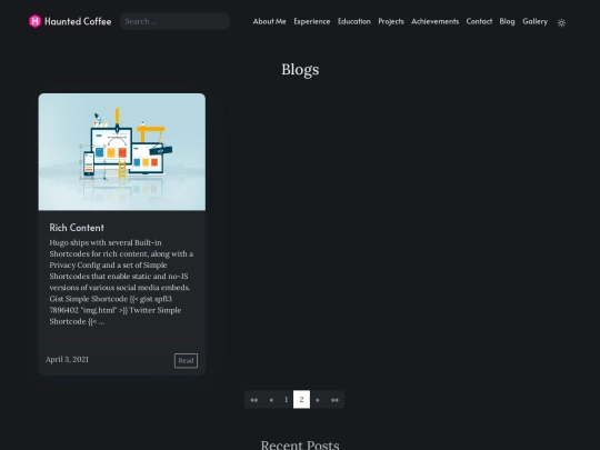 blogs/page/2 screenshot