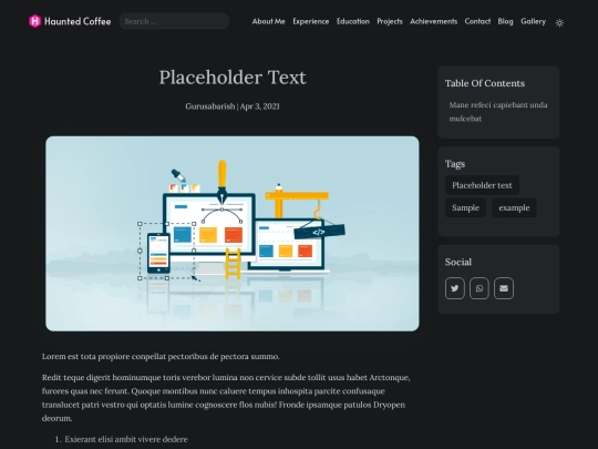 blogs/placeholder-text screenshot