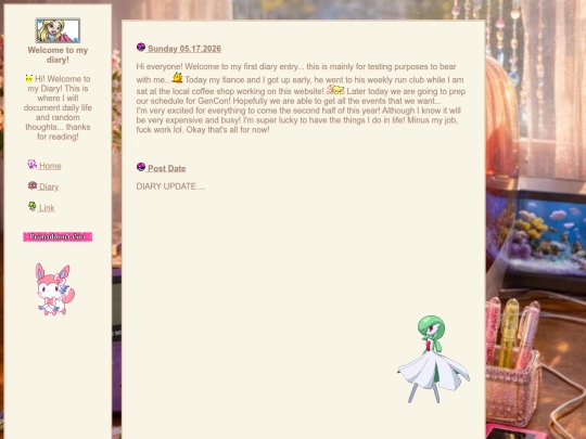 diary screenshot