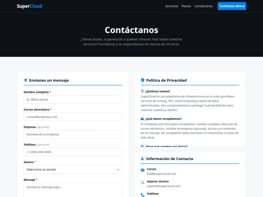 contacto screenshot