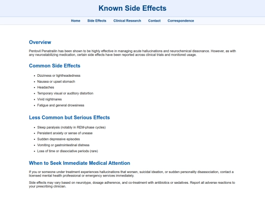 sideeffects screenshot