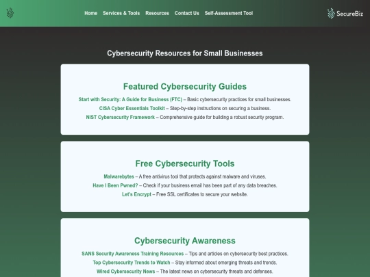 resources screenshot