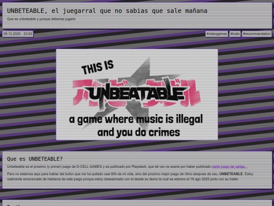 blog/unbeteablereleasetomorrow screenshot