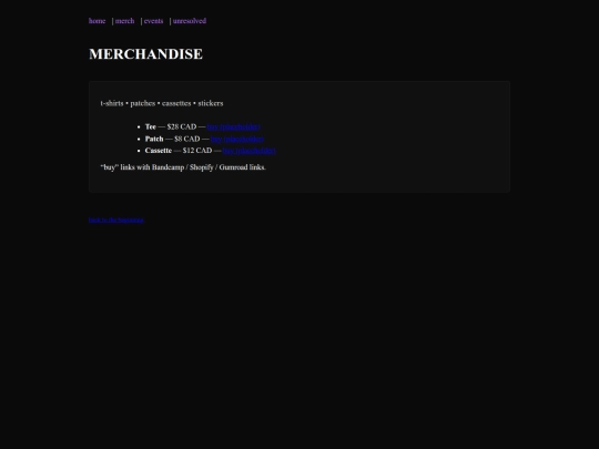 merch screenshot