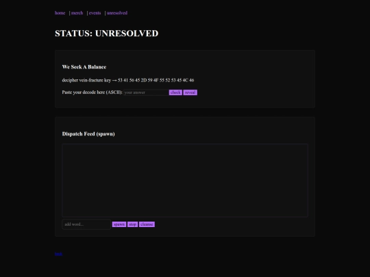 unresolved screenshot