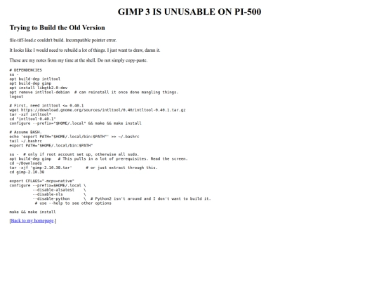 oldgimp screenshot