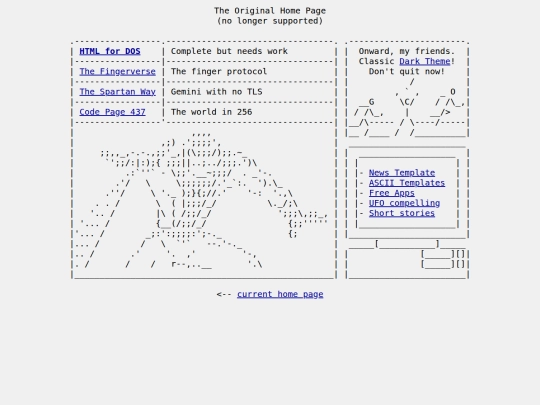 ascii/home.index.original screenshot