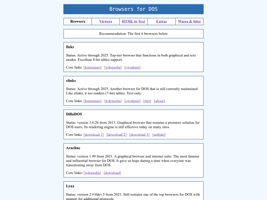 dos screenshot