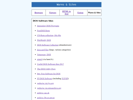 dos/wares screenshot