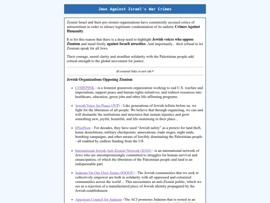 free.palestine/anti-genocide-links screenshot