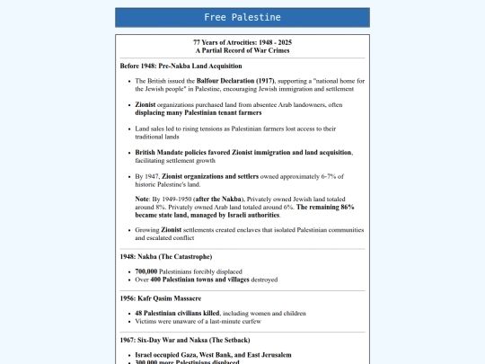 free.palestine/palestine-zionist.atrocities screenshot