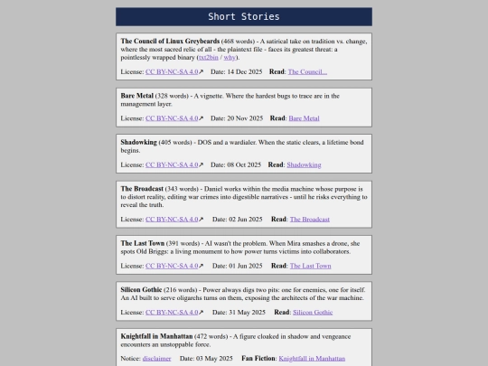 short.stories screenshot
