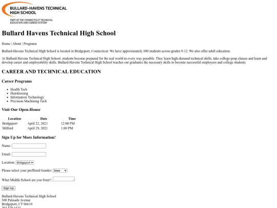web-design/1-HTML/External_Styles_Bullard_Open_House screenshot