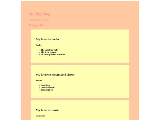 web-design/2-CSS/CSSProject1 screenshot