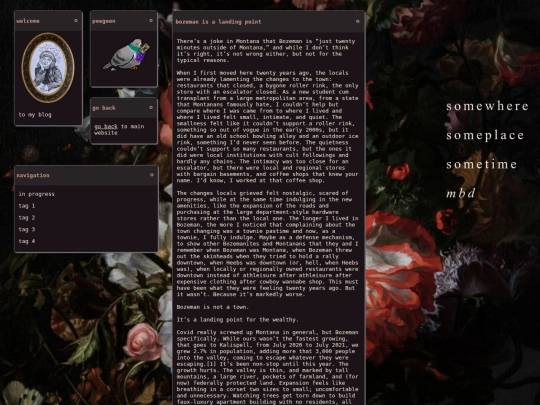 blog screenshot