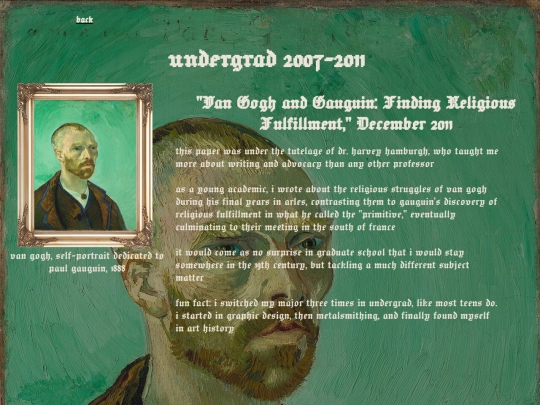 undergrad screenshot