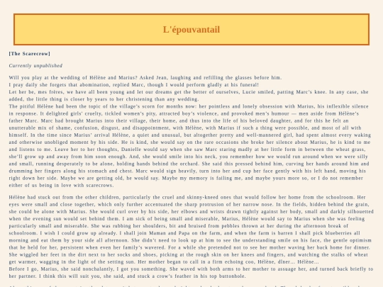 lepouvantail screenshot