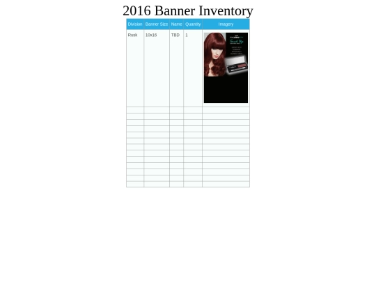 bannerinventory screenshot