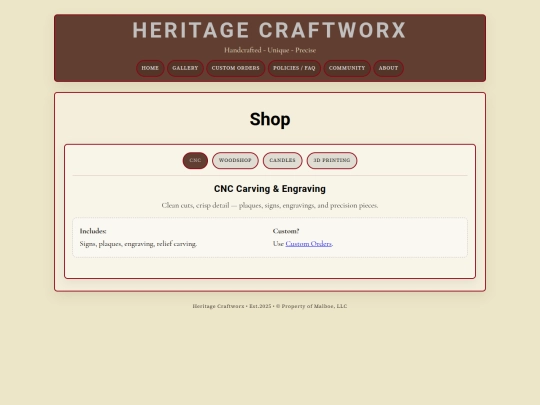 shop screenshot