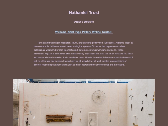 artist-page screenshot