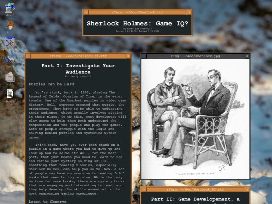 school/sherlock/sherlock screenshot