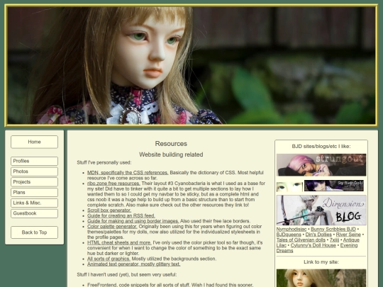 LinksAndMisc screenshot