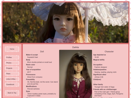 Profiles/GEN_1/Dahlia screenshot