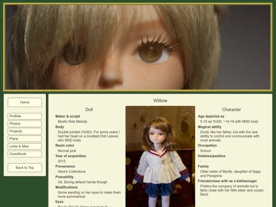 Profiles/GEN_2/Willow-child-profile screenshot