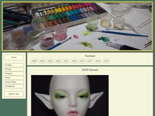 Projects/Faceups screenshot
