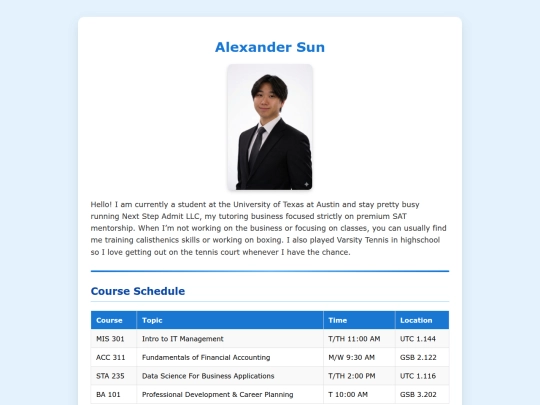 index screenshot