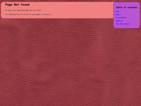 not_found screenshot