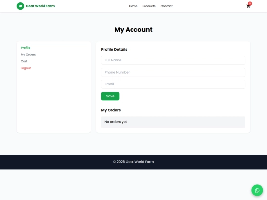 account screenshot