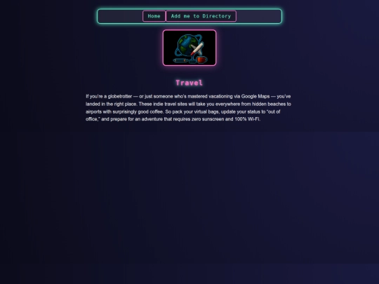 directory/travel screenshot
