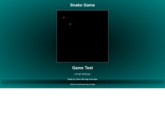 snake screenshot