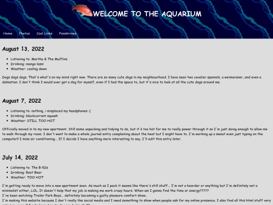 journal screenshot