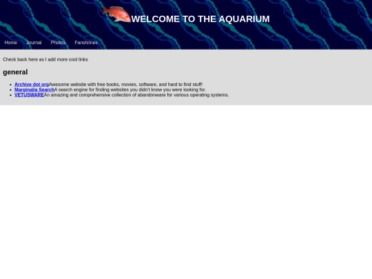 links screenshot