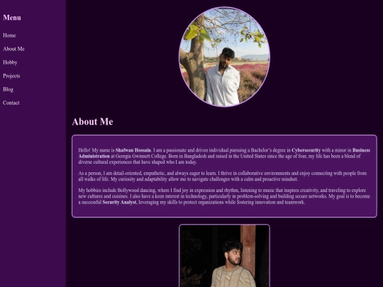 AboutMe screenshot