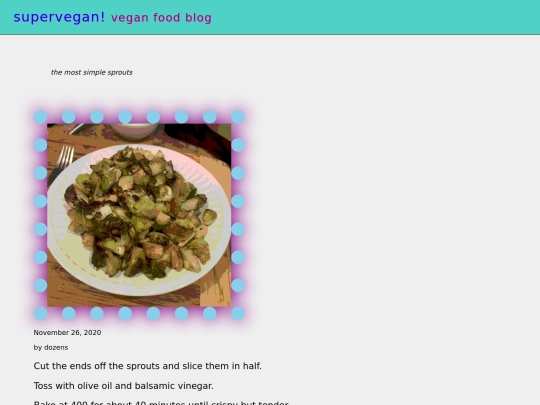 posts/roast-brussels-sprouts screenshot