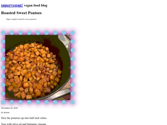 posts/roast-sweet-potato screenshot
