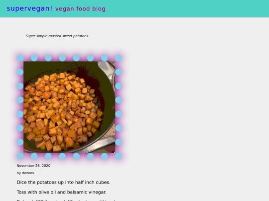 posts/roast-sweet-potato screenshot